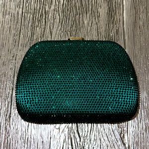 Brand New Emerald Crystal Clutch